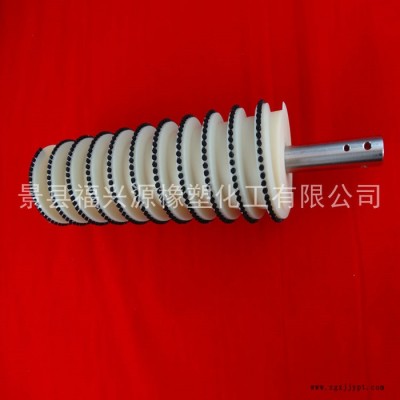 福興源灌裝機設備配件-PA6尼龍輸送螺桿-純凈水設備螺旋推瓶器