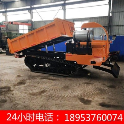 廠家定做履帶農用車 山區拉木頭好用的爬山虎 久征 橡膠履帶自卸車 農用爬坡王