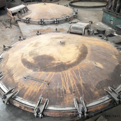 廢舊輪胎裂解爐齒圈，廢舊輪胎裂解設備爐門大開門，煉油設備齒圈配件