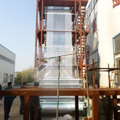 天晟TS 90×3FM3500 PE聚乙烯大棚膜吹膜機，農地膜機器，包裝膜機器