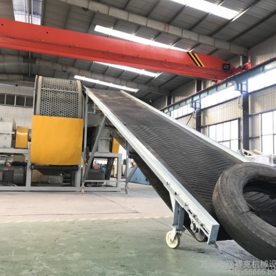 破碎機廠家 鞏義瑞賽克輪胎橡膠撕碎機 舊輪胎粉碎機