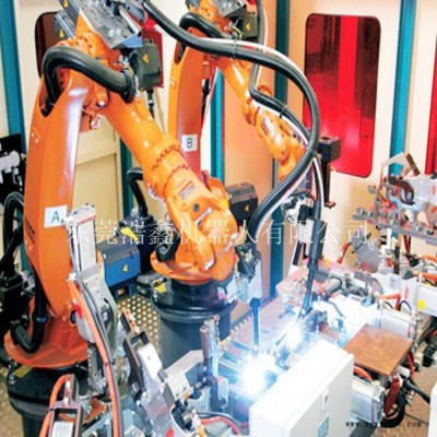 現代焊接機器人 六軸建筑爬架鋼結構 工業機器人 機械手自動焊接設備