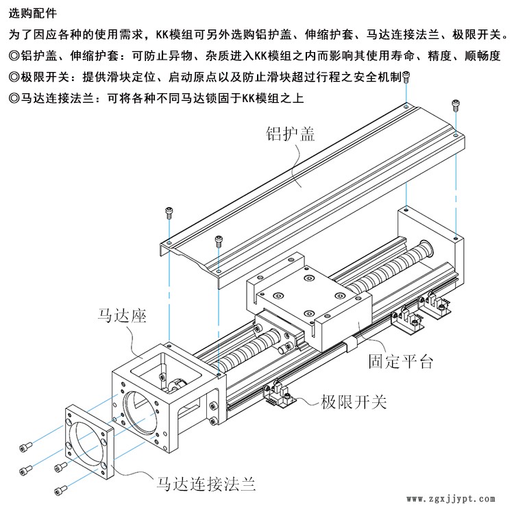 KK直線滑塊模組 替代上銀KK線性滑臺 KK直線滑塊模組 替代上銀KK線性滑臺