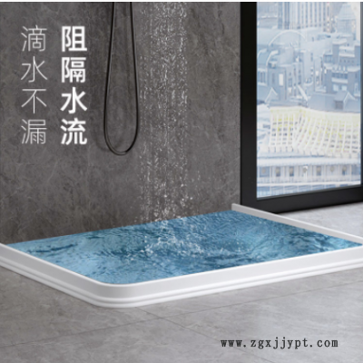 浴室擋水條 可彎曲硅膠浴簾阻水神器 衛生間干濕分離防水條 隔水條
